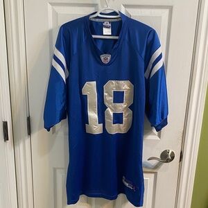 VTG Peyton Manning 18 Indianapolis Colts Reebok NFL Football Jersey Men’s 54 XL